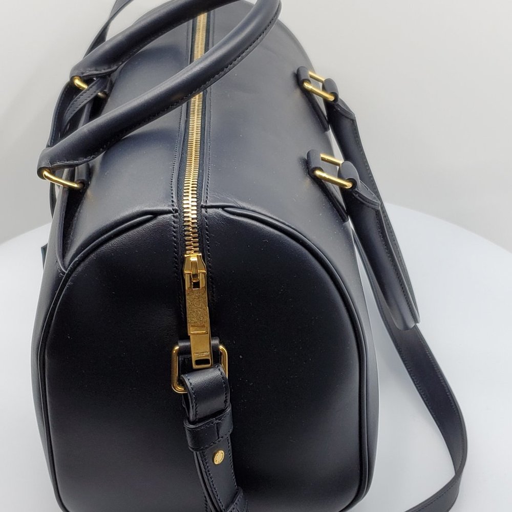 Saint Laurent 12Hour Duffle Purse Blue Leather bag - Picture 5 of 9